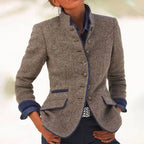 Beatrice | Heritage Stand Collar Blazer