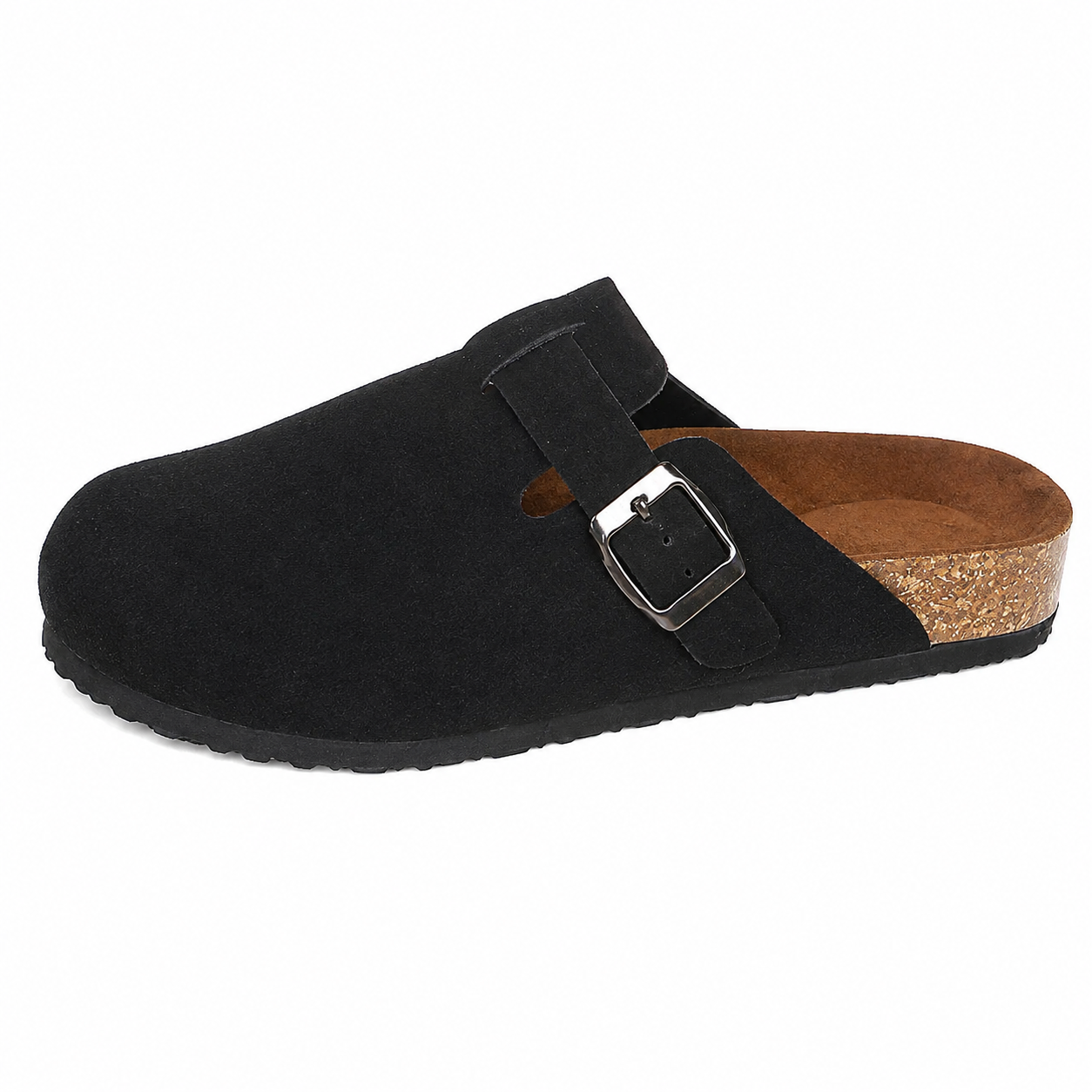The Cork Buckle Mule