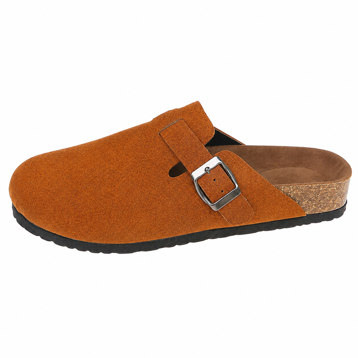 The Cork Buckle Mule