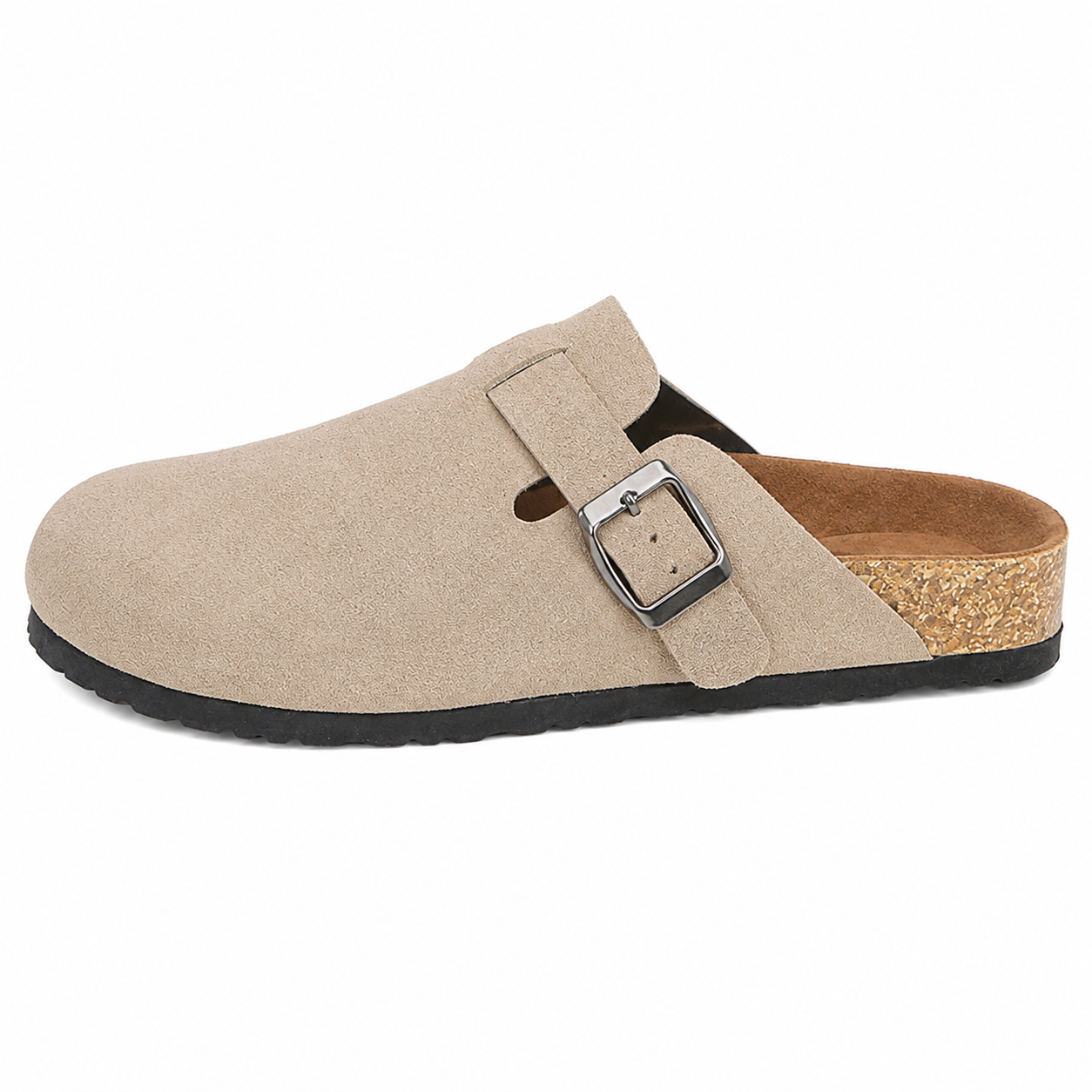 The Cork Buckle Mule