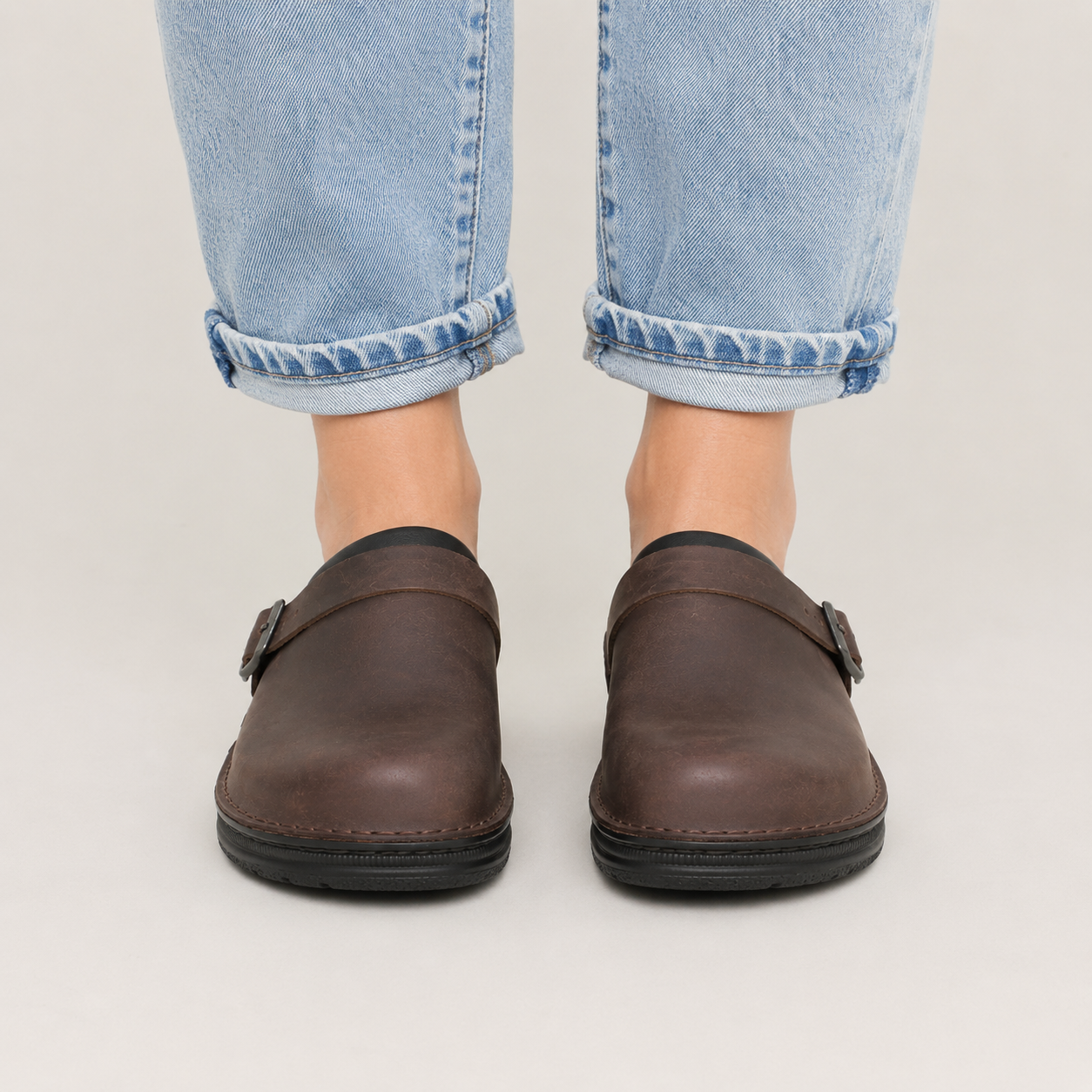 The Heritage Buckle Clog