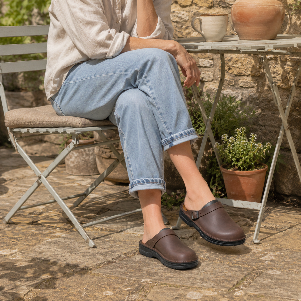 The Heritage Buckle Clog