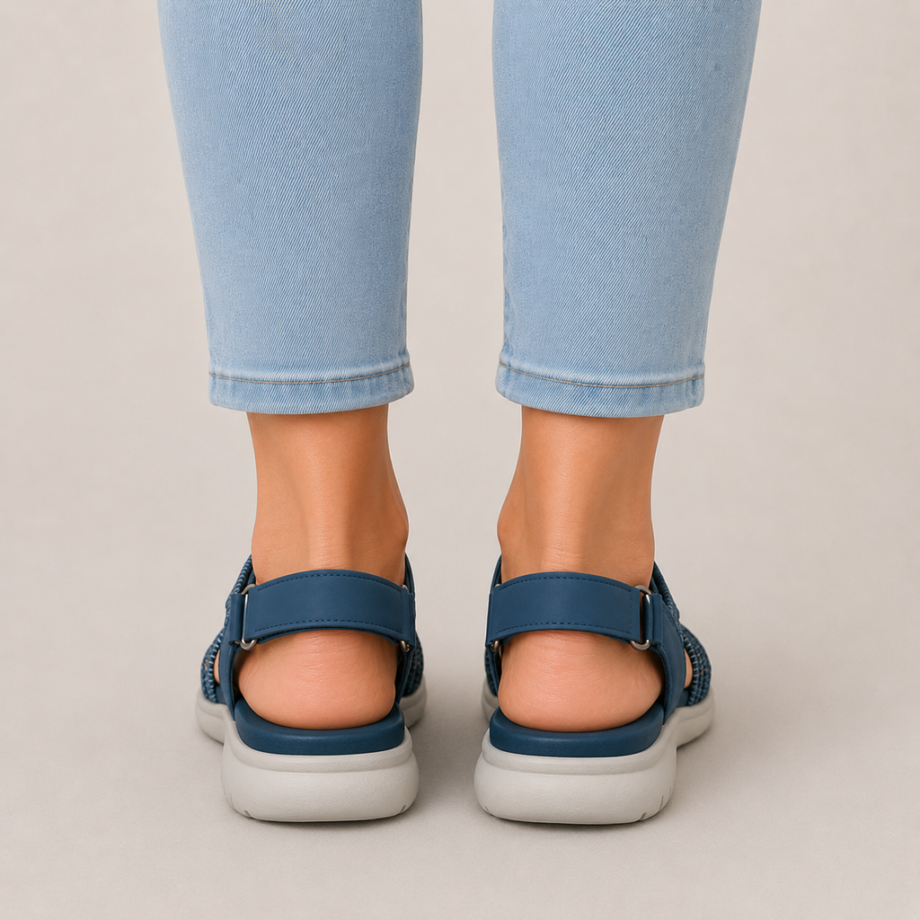 The Woven Strap Comfort Sandal