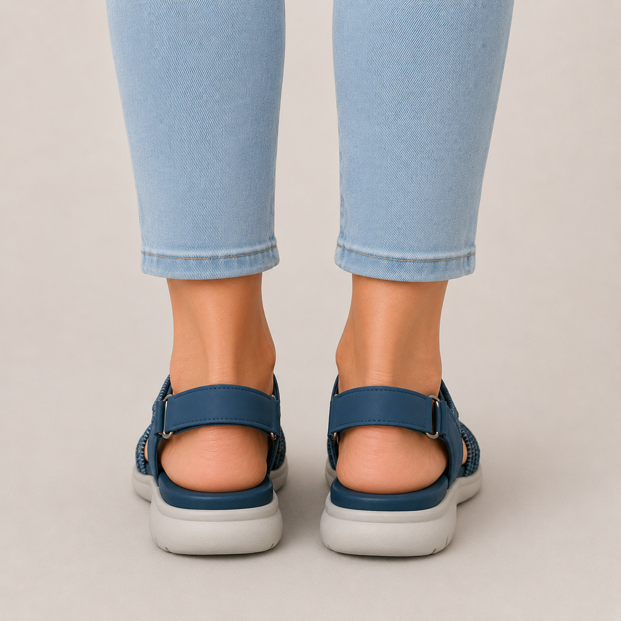 The Woven Strap Comfort Sandal