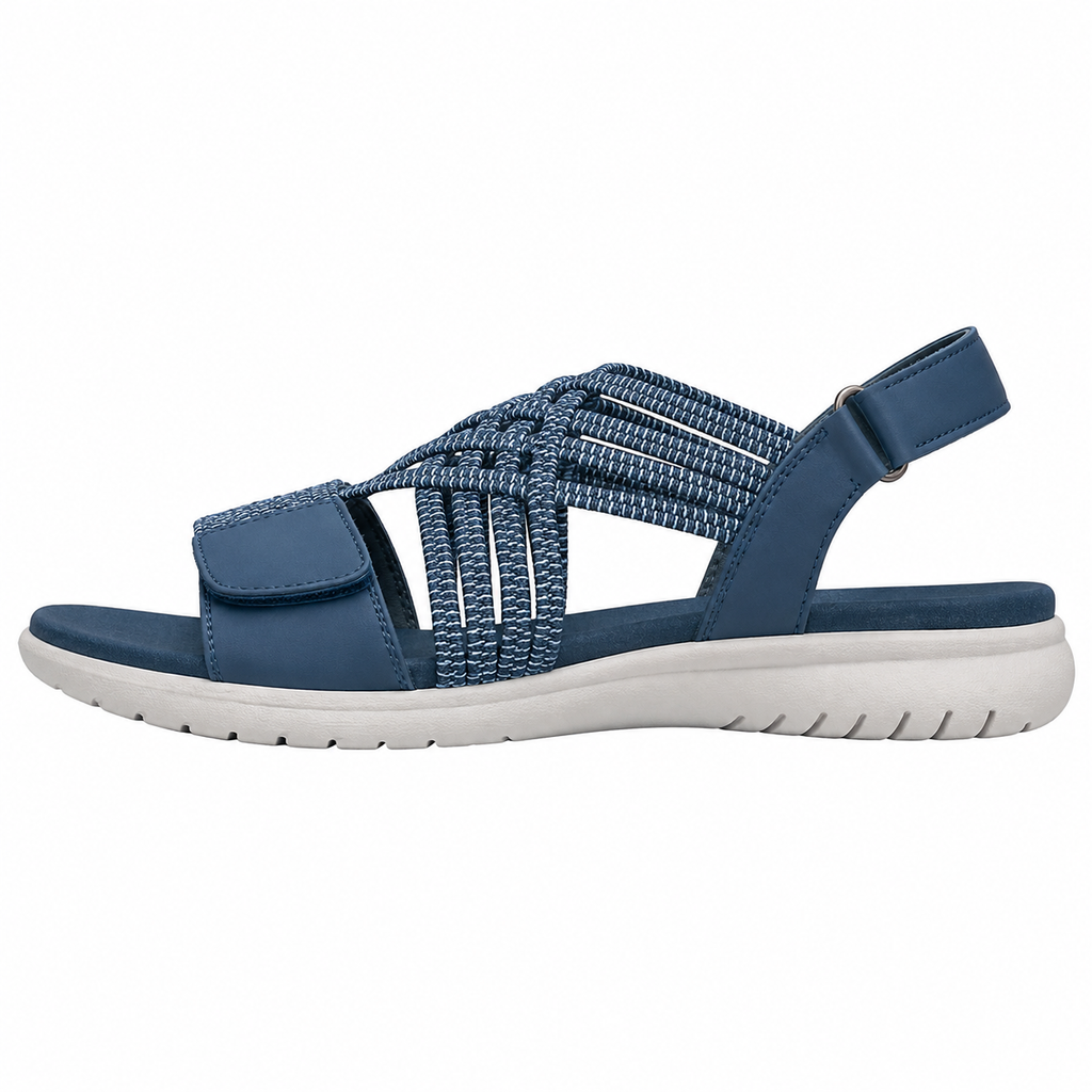 The Woven Strap Comfort Sandal