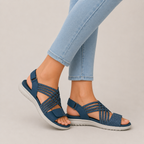 The Woven Strap Comfort Sandal