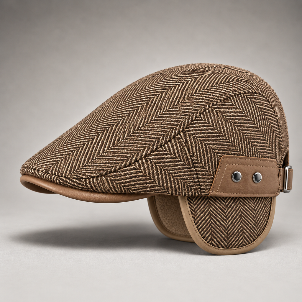THORNTON™ | Heritage Herringbone Flat Cap