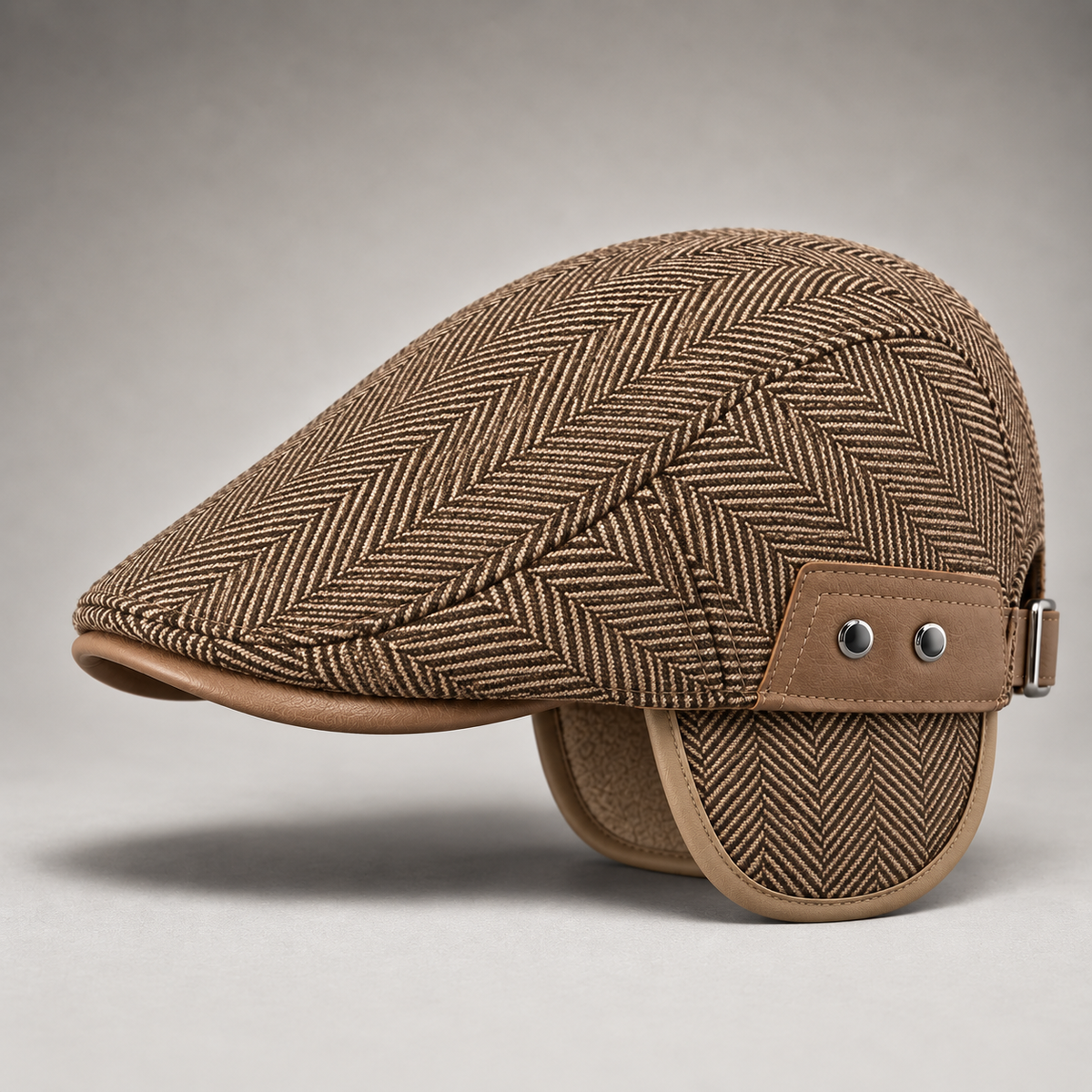 THORNTON™ | Heritage Herringbone Flat Cap