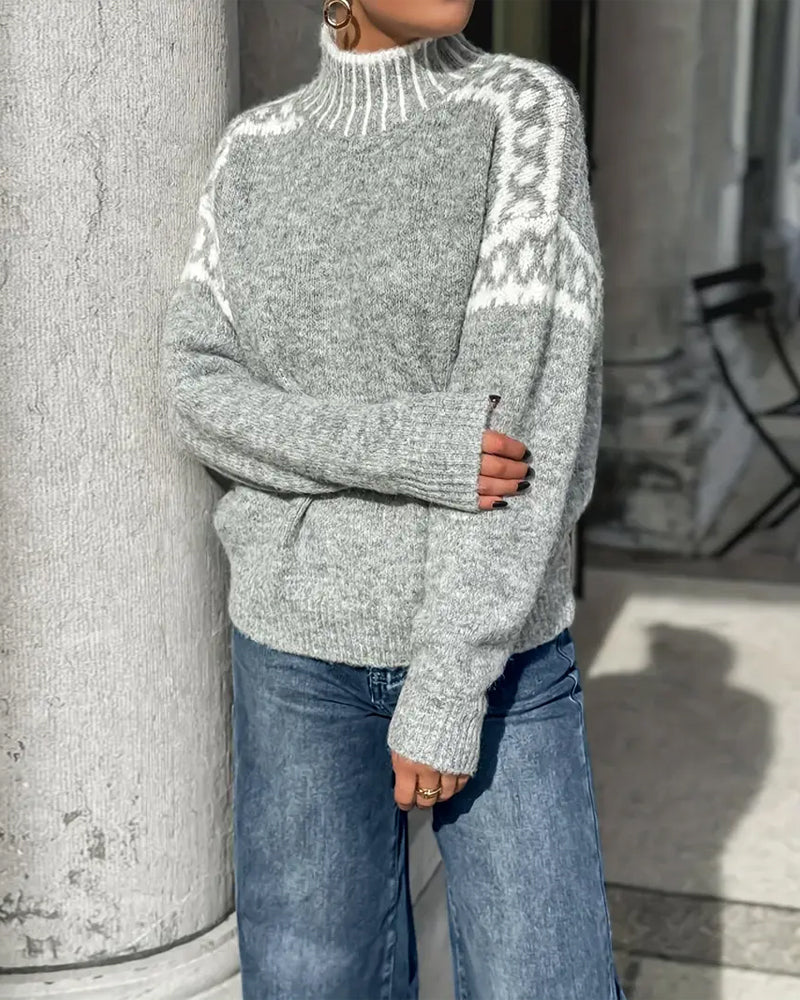 Elegant comfort jumper for effortless style
