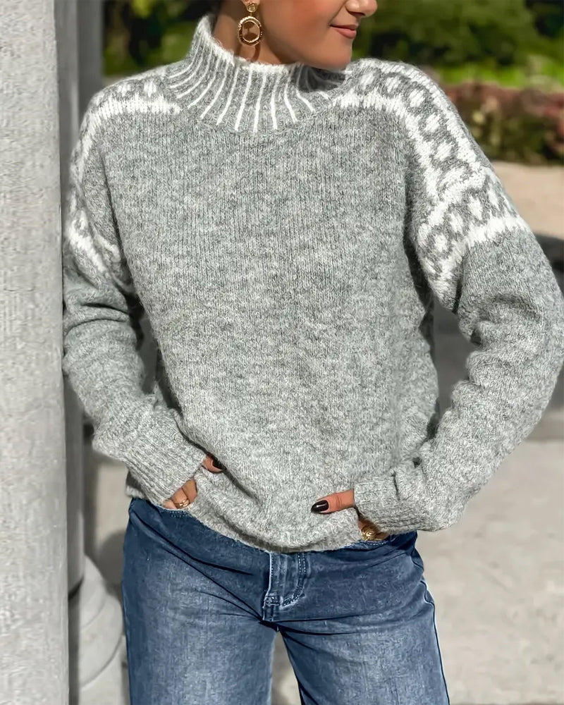 Elegant comfort jumper for effortless style