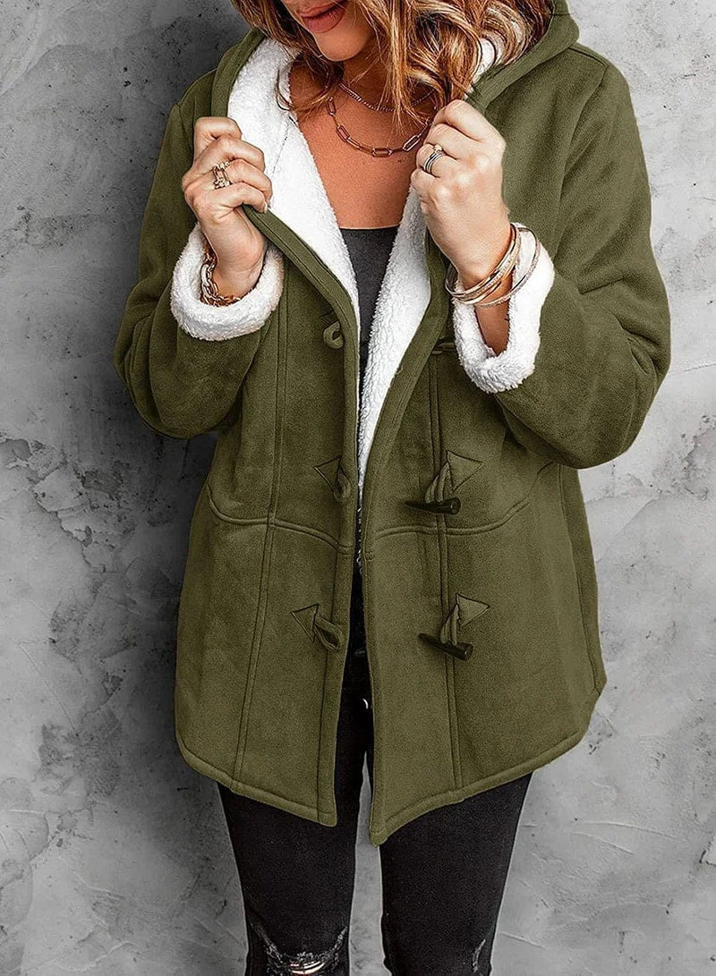 Arwelyn | Hooded Toggle Autumn Coat