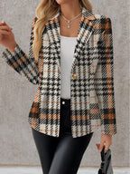 Ghislaine™ | Houndstooth Blazer