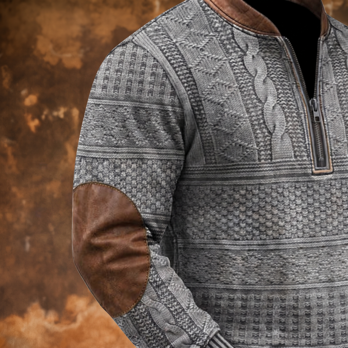 Dimitri™ Retro Zip-Up Jumper