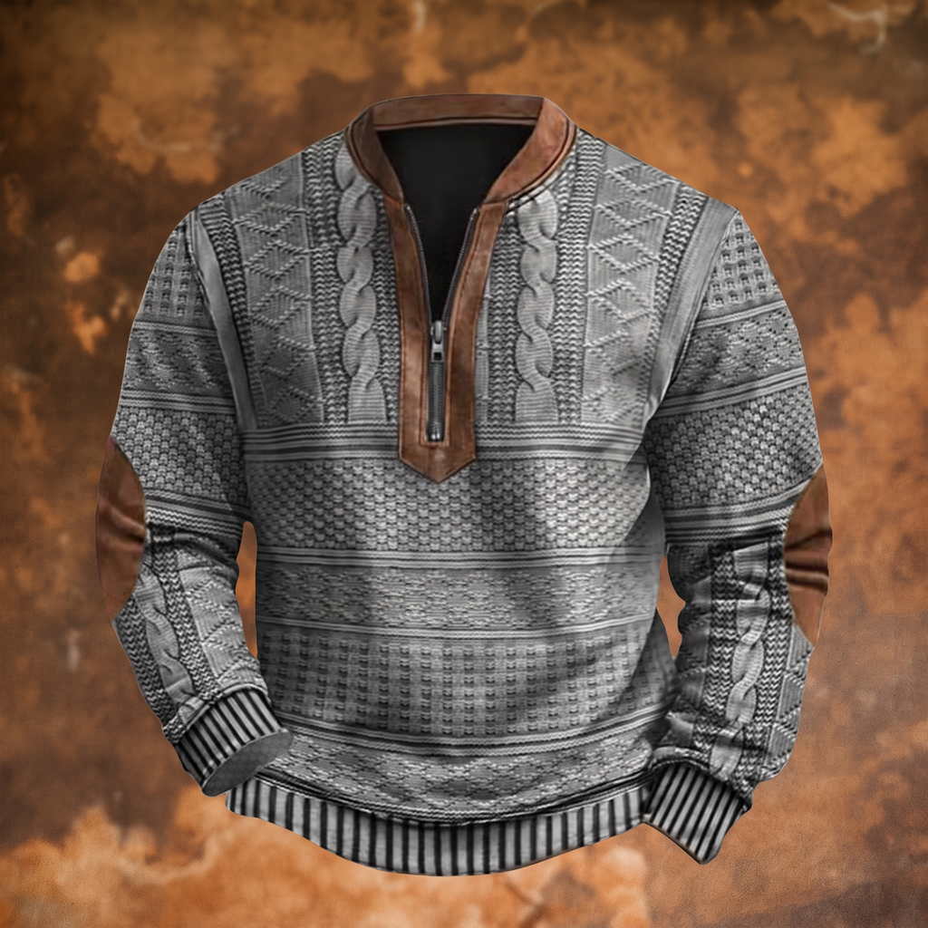 Dimitri™ Retro Zip-Up Jumper