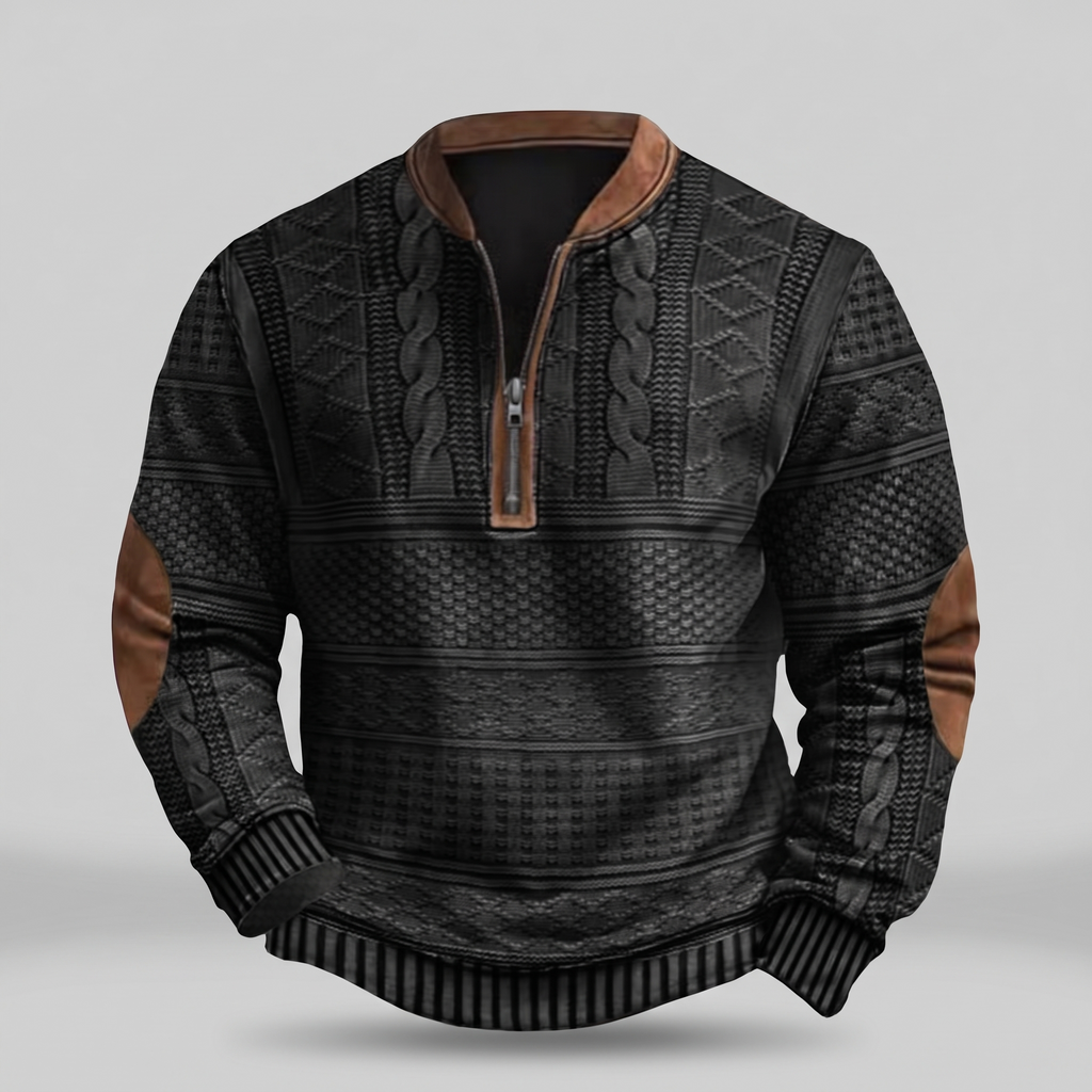 Dimitri™ Retro Zip-Up Jumper