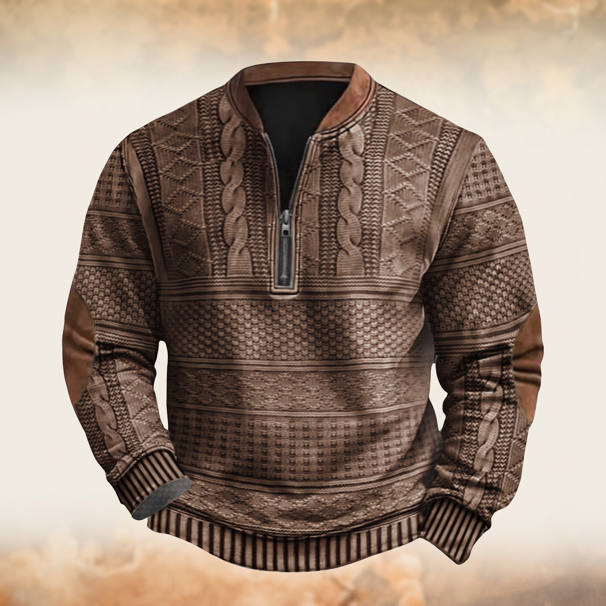 Dimitri™ Retro Zip-Up Jumper