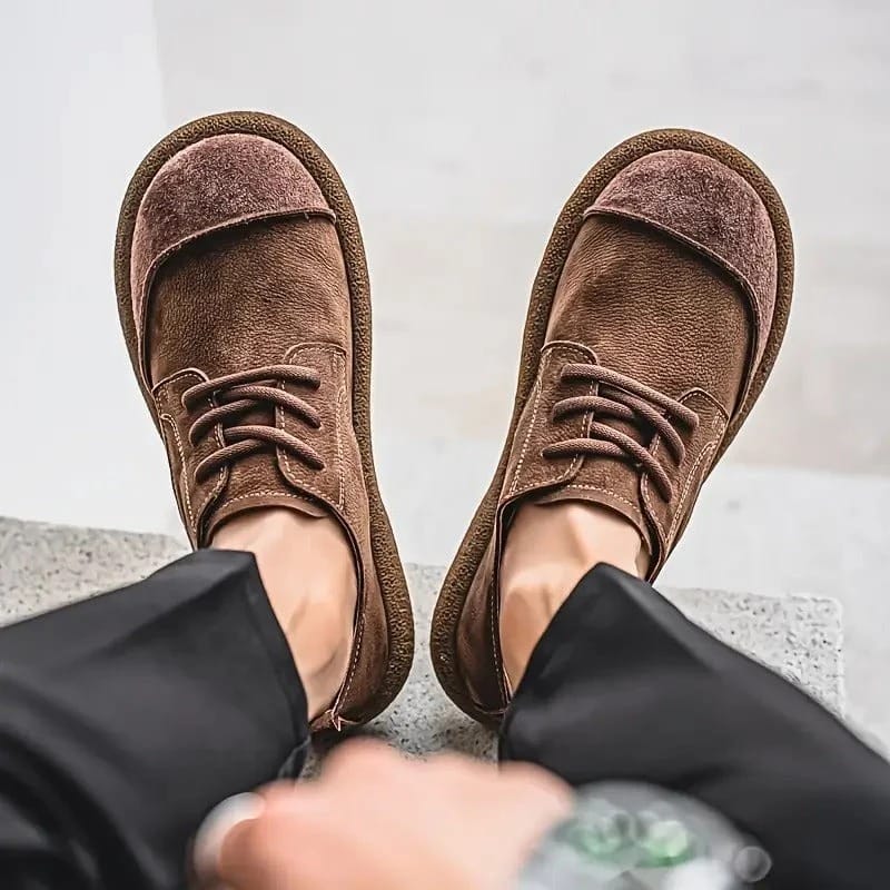 André Ferran Léo Suede Oxfords