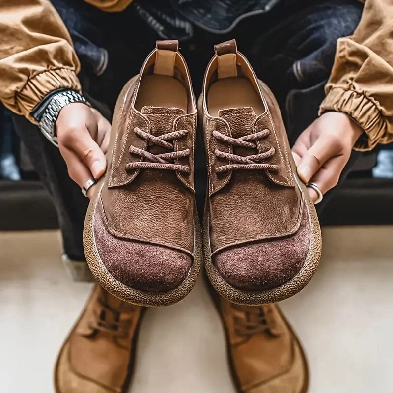 André Ferran Léo Suede Oxfords