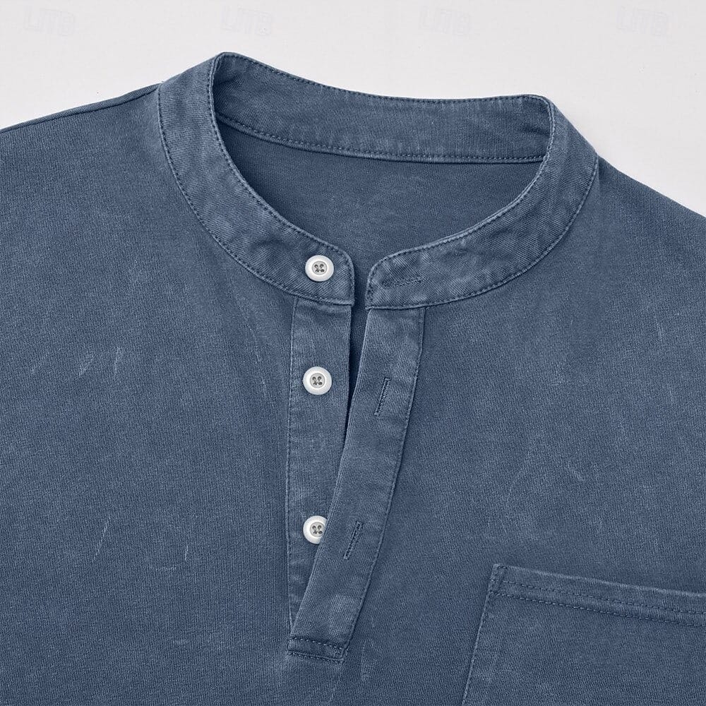 Men Saltwater Long Sleeve Henley
