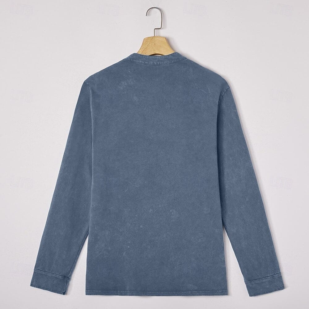 Men Saltwater Long Sleeve Henley
