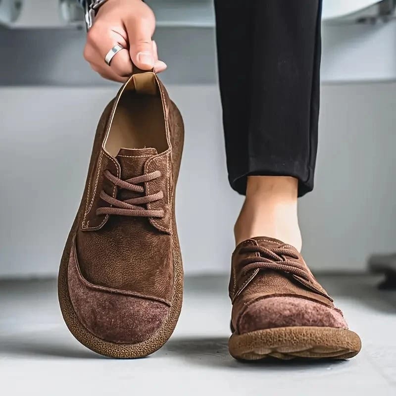 André Ferran Léo Suede Oxfords