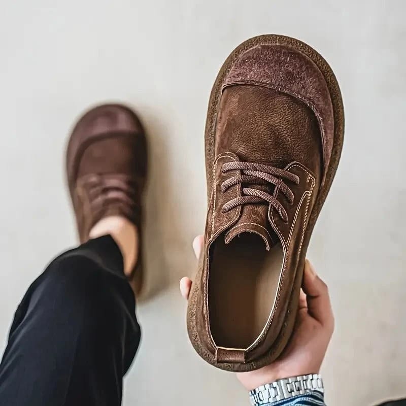 André Ferran Léo Suede Oxfords