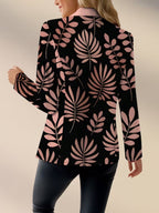 Odaya™ | Pink Leaf Blazer