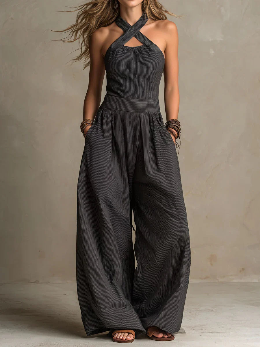 The Cotswold Jumpsuit | Elegant Cross-Over Design