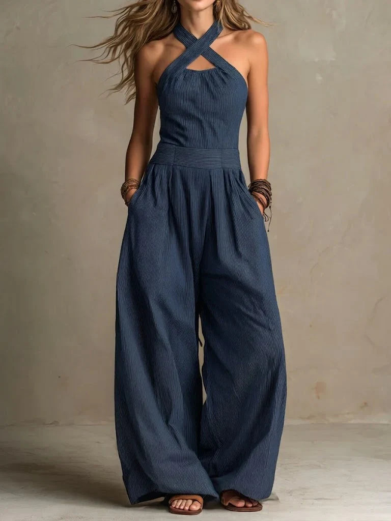 The Cotswold Jumpsuit | Elegant Cross-Over Design