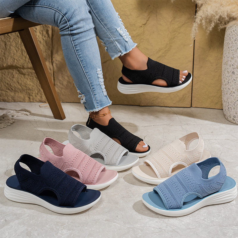 Elegant platform sandals for effortless summer style