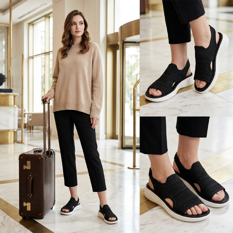 Elegant platform sandals for effortless summer style