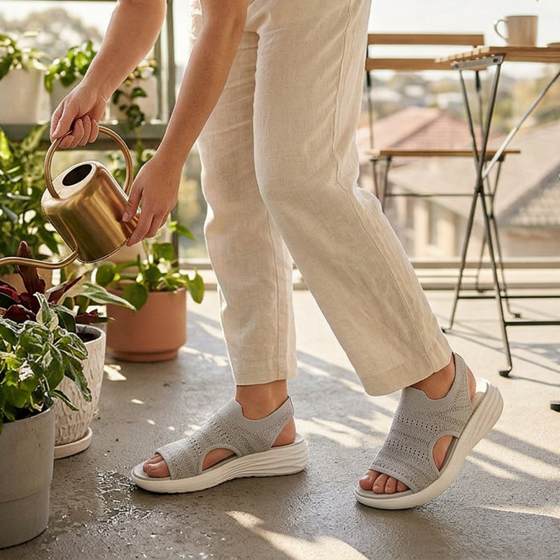 Elegant platform sandals for effortless summer style