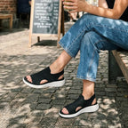 Elegant platform sandals for effortless summer style