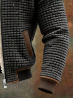 Retro jacket with hood and zip
